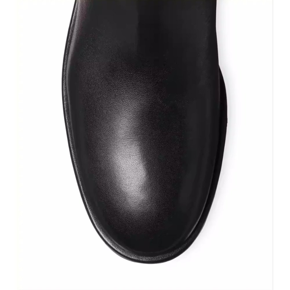 NIB STUART WEITZMAN Amber Over The Knee Nappa Leather Boots Black Sz 8 - Picture 6 of 16